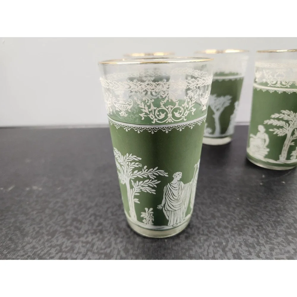 Set of 4 Vintage Wedgwood Jasperware Jeanette Green Hellenic 5
